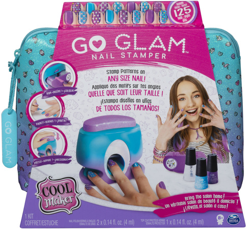 Go Glam Nail Stamper zestaw do paznokci + 2 zestawy uzupełniające