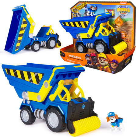Psi Patrol Duża Wywrotka Wheeler Rubble Crew Deluxe Światła Dźwięk 36 Cm