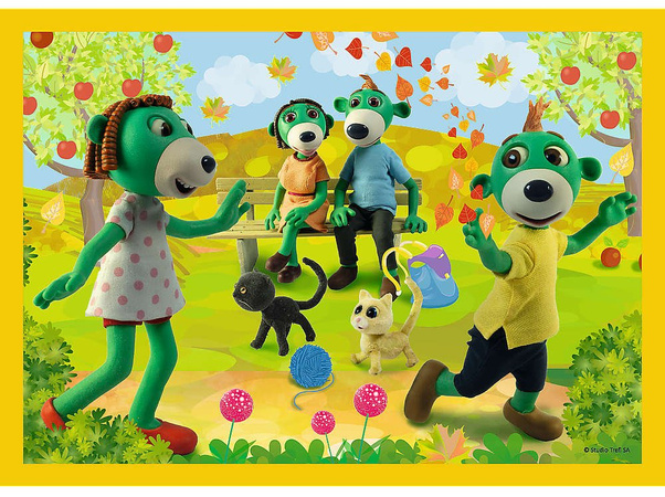 Trefl Puzzle 4w1 Wspólne zabawy Treflików