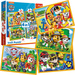 Puzzle 4w1 Wakacyjny Psi Patrol Trefl 
