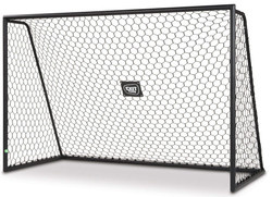 Bramka aluminiowa czarna do gry w piłkę nożną Scala 300x200cm
