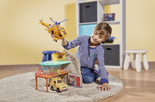 OUTLET Strażak Sam Stacja ratownictwa górskiego Remiza ze światłem i dźwiękiem USZKODZONE OPAKOWANIE