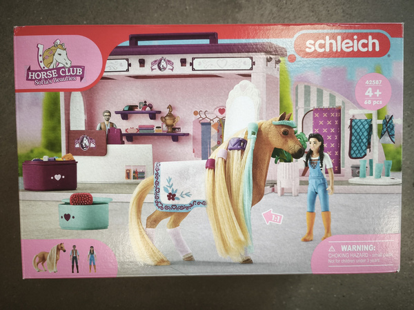 OUTLET Duży zestaw Horse Club Rozkładany Sklepik dla Koni + figurki, akcesoria PO ZWROCIE