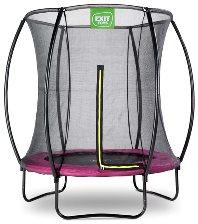 Trampolina ogrodowa z siatką zabezpieczającą Silhouette 183 cm różowa