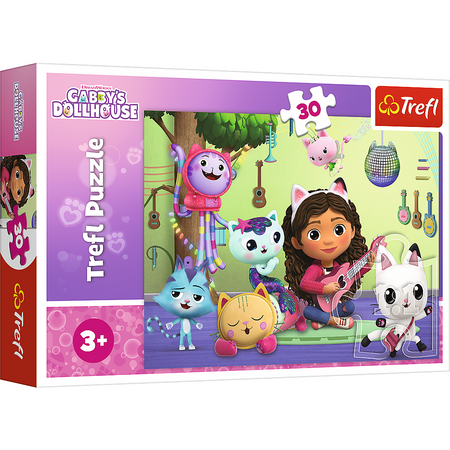 Koci Domek Gabi i jej uroczy domek Puzzle 27 x 20 cm 30 elementów 3+ Trefl