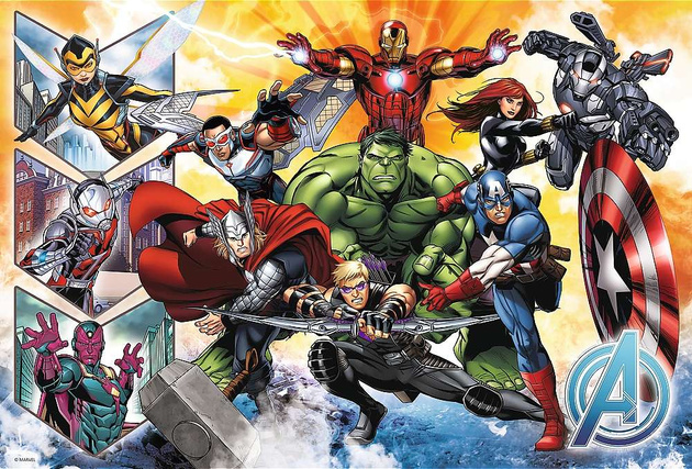 Puzzle Marvel Siła Avengersów 100 elementów