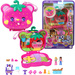 Polly Pocket Zestaw Kompaktowy Truskawkowy Miś figurki + akcesoria