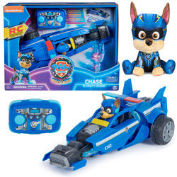 Psi Patrol Chase Pojazd Rc Zdalnie Sterowane Auto + Maskotka 23 Cm The Mighty Movie Wielki Film