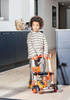 Zestaw Wózek do sprzątania Henry Little Helper + Pionowy odkurzacz Dyson dla dzieci zabawkowy z funkcją ssania Casdon
