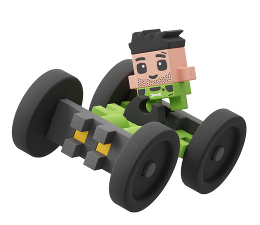 Klocki konstrukcyjne Mini Waffle Surprise Tajemnicza Figurka w saszetce Marioinex