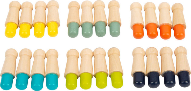 Small Foot Drewniana gra w pamięć kolory