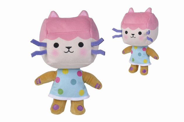 Koci Domek Gabi Maskotka Tekturzątko Gabby's Dollhouse Przytulanka Baby Box Cat 22 cm