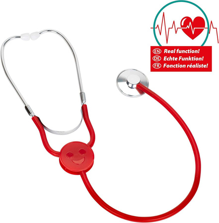 Stetoskop metalowy dla dzieci z prawdziwymi funkcjami Klein