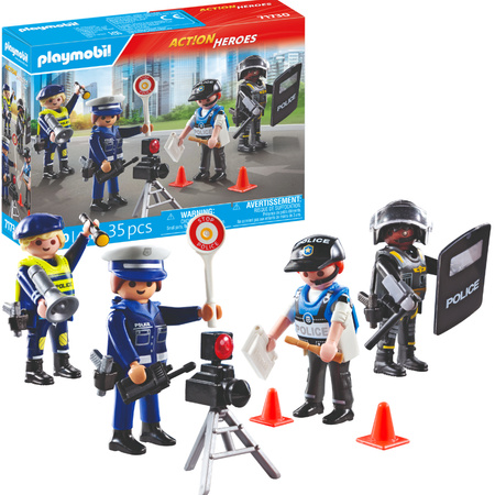 Playmobil Action Heroes Zestaw Figurek Policjantów 35 elementów