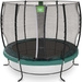 Trampolina ogrodowa z siatką zabezpieczającą Lotus Classic 305 cm zielona