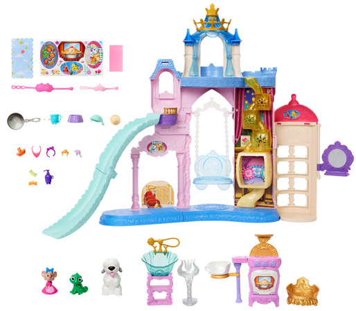 Zestaw Księżniczki Disney Pałac Zwierzątek bajkowy świat przyjaciół nad wodą i na lądzie
