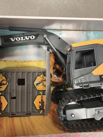 OUTLET Zdalnie sterowana koparka Volvo Construction światło i dźwięk PO ZWROCIE