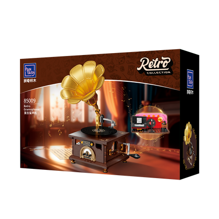 Klocki konstrukcyjne Pantasy Vintage Gramofon 662 elementy