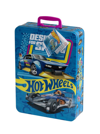 Hot Wheels Puszka do przechowywania Walizka kolekcjonerska Collecting Case na 50 aut