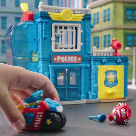 MagicBox Super Zings Posterunek Policji + 2 figurki + pojazd Superzings