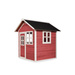 Drewniany domek ogrodowy dla dzieci Loft 100 - czerwony
