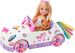 Barbie Club Chelsea zestaw tęczowe auto + 2 lalki