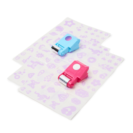 Duży Zestaw Tatuaże Dla Dzieci Zmywalne Brokatowe Cool Maker Shimmer Me Tattoos 255 Wzorów