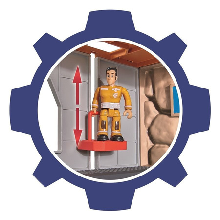 OUTLET Strażak Sam Stacja ratownictwa górskiego Remiza ze światłem i dźwiękiem USZKODZONE OPAKOWANIE