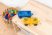 CONNETIX Rainbow Car Pack Kreatywne klocki magnetyczne 2 pojazdy