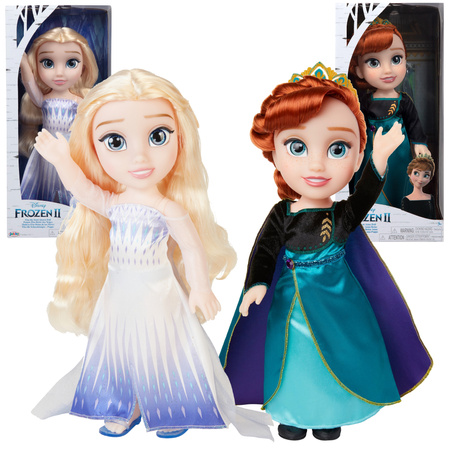Zestaw 2 lalek Disney Princess Anna i Elsa Kraina Lodu Frozen 2 lalka 35 cm