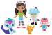 Koci Domek Gabi Zestaw 4 figurek Gabby's Dollhouse Camping + akcesorium niespodzianka