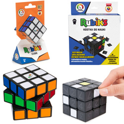 Zesta Kostka Rubika Oryginalna 3x3 układanka logiczna Rubik's Cube + Rubik's Kostka do nauki kolorowa strategiczna gra z naklejkami