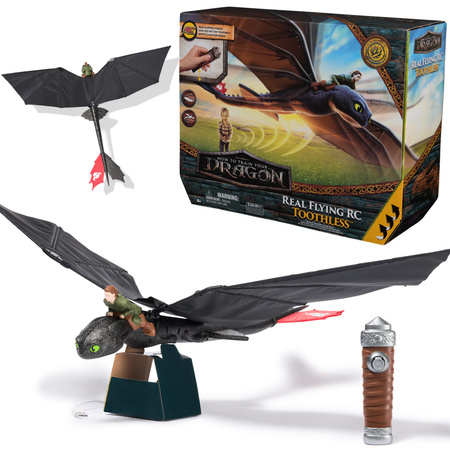 Latający Szczerbatek Interaktywny RC Figurka Jak Wytresować Smoka Skrzydła 76 Cm Toothless