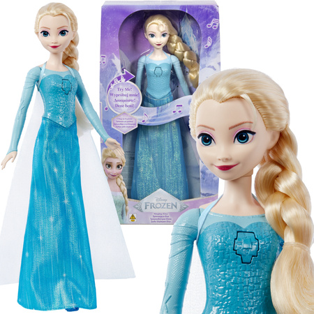 Śpiewająca lalka Elsa Disney Kraina Lodu Frozen 30 cm