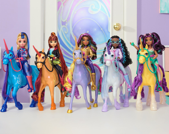 Unicorn Academy Zestaw figurka Jednorożec Glacier 27 cm