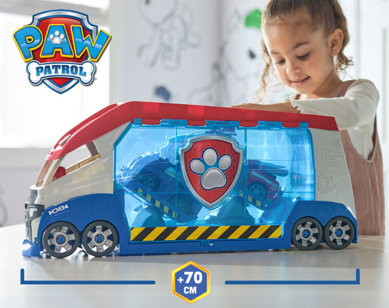 Psi Patrol Wielki Patrolowiec z Pojazdem Rydera+ Zestaw 6 Autek Pup Squad Racers