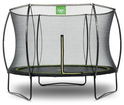 Trampolina ogrodowa z siatką zabezpieczającą Silhouette 244 cm czarna