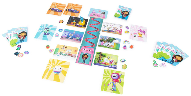 Koci Domek Gabi gra karciana Match-ical oraz Figurka niespodzianka z akcesoriami