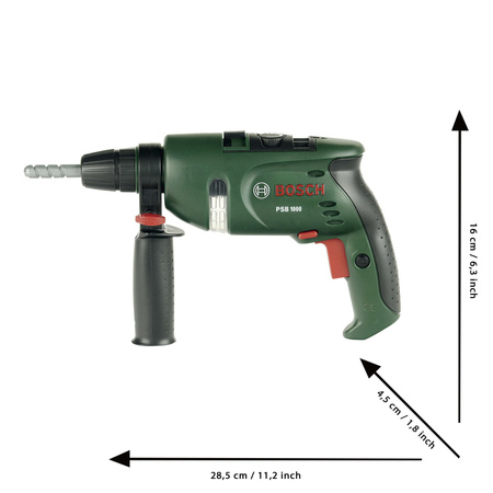 Wiertarka Bosch PSB 1000 dla dzieci światło i dźwięk Klein