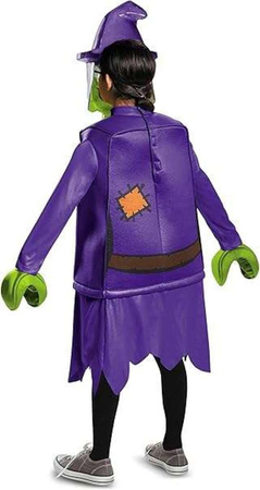 Strój karnawałowy Lego dla dziewczynki Wiedźma kostium przebranie 109-126 cm (4-6 lat)