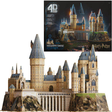 Puzzle Model 3d Zamek Hogwarts Harry Potter Hogwart 4d Do Złożenia Build Wielki 48 Cm 