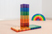 CONNETIX Rainbow Square Pack Kreatywne klocki magnetyczne 42 elementy
