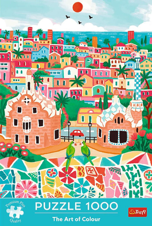 Puzzle 1000 The Art of Colour Barcelona w Hiszpanii Trefl 12+