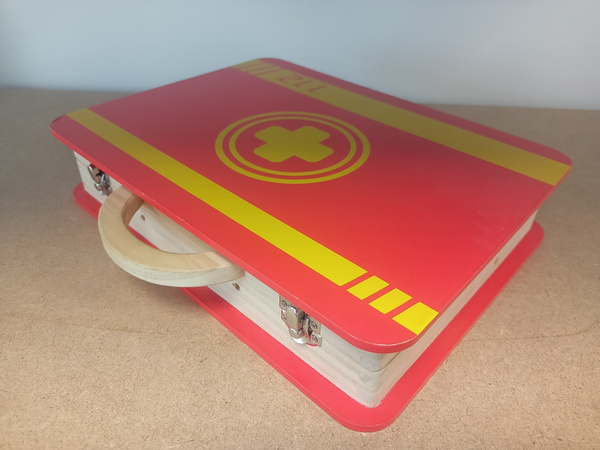 Small Foot Drewniany zestaw Lekarski w walizce WADLIWY