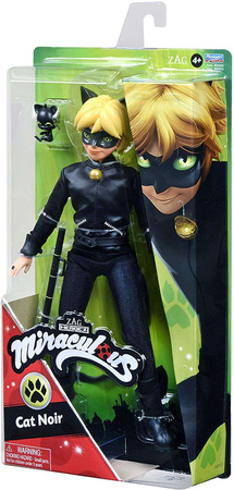 Miraculous lalka Czarny Kot Cat Noir + akcesoria