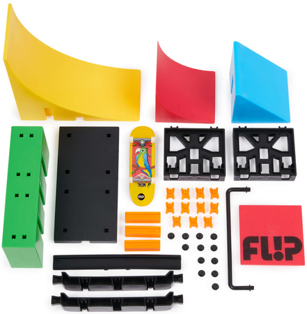 Fingerboard Rampa Competition Flip Wall 2.0 Deskorolka Papuga Tech Deck + Naklejki