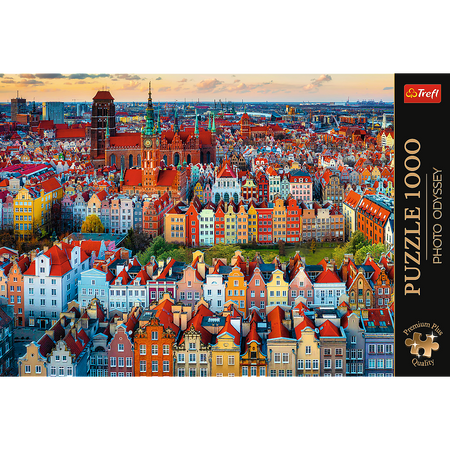Puzzle 1000 Widok na Gdańsk Trefl