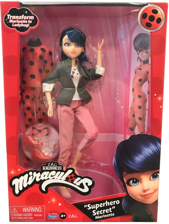 Miraculous Lalka Marinette + strój Biedronki