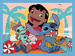Trefl Disney Puzzle 2w1 + memos Lilo&Stitch Wesoły dzień 3+