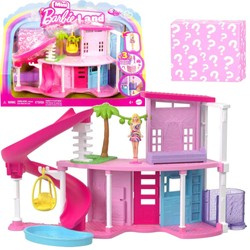 Barbie Zestaw Mini BarbieLand: Mini Domek Marzeń dla lalek + mini lalka i akcesoria